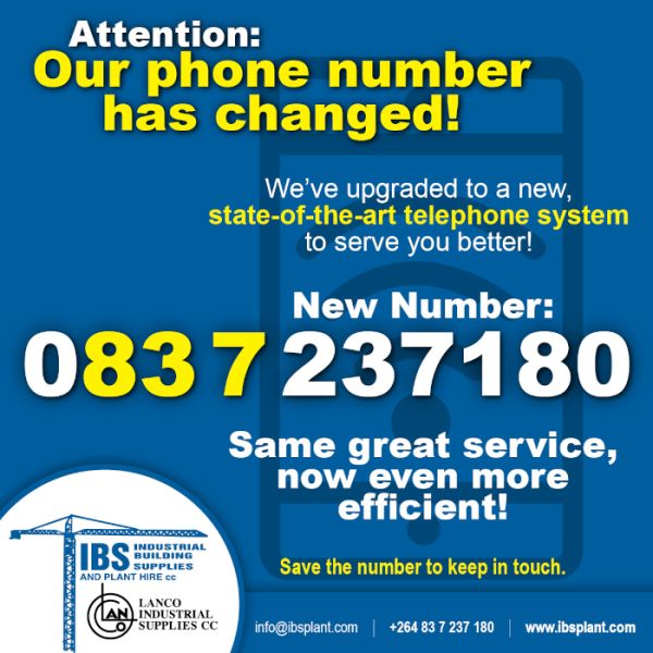 IBS new telephone number is 0837237180